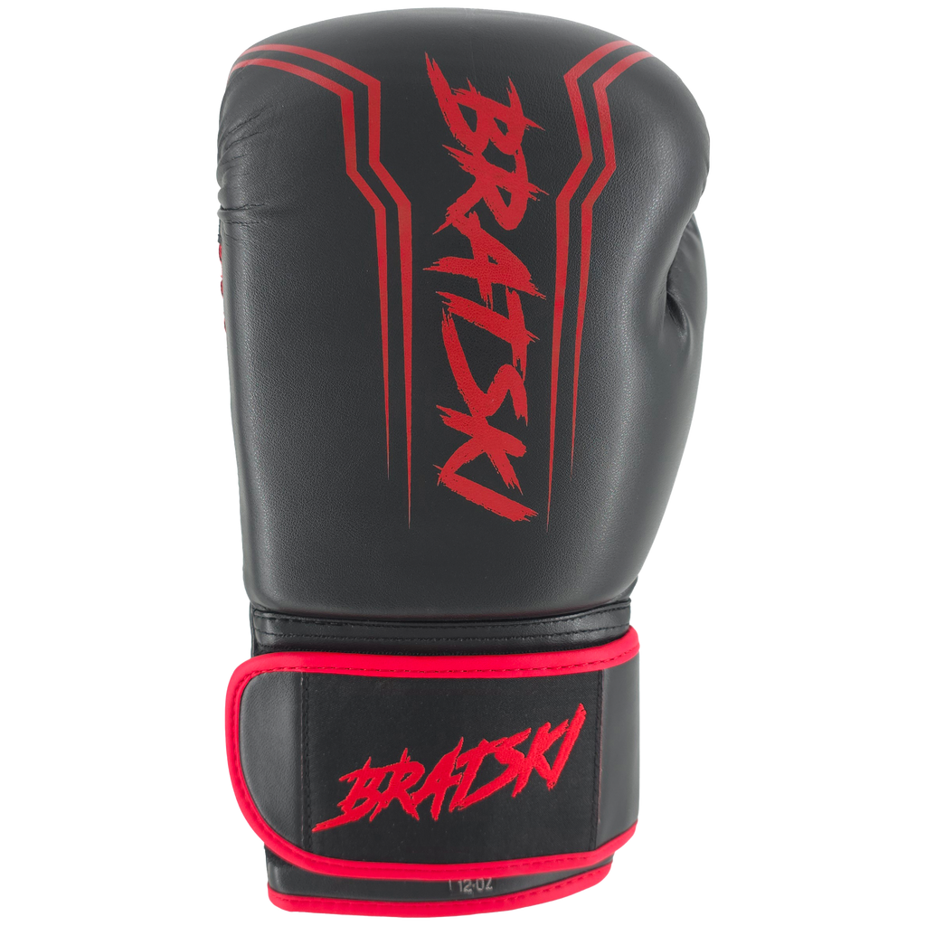 BRATSKI Challenger Bokshandschoenen Rood Kids