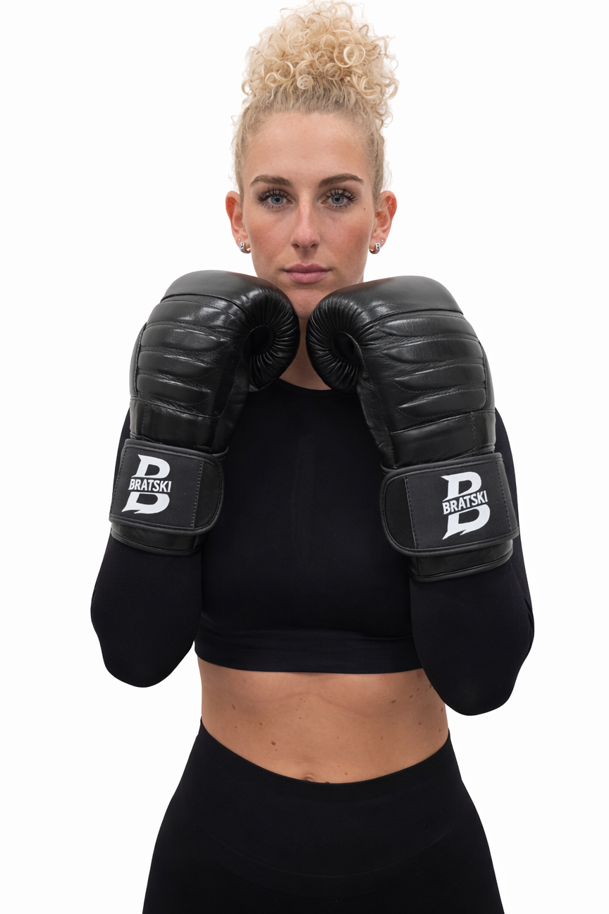 BRATSKI Dynamite Premium Pro Bokshandschoenen Zwart