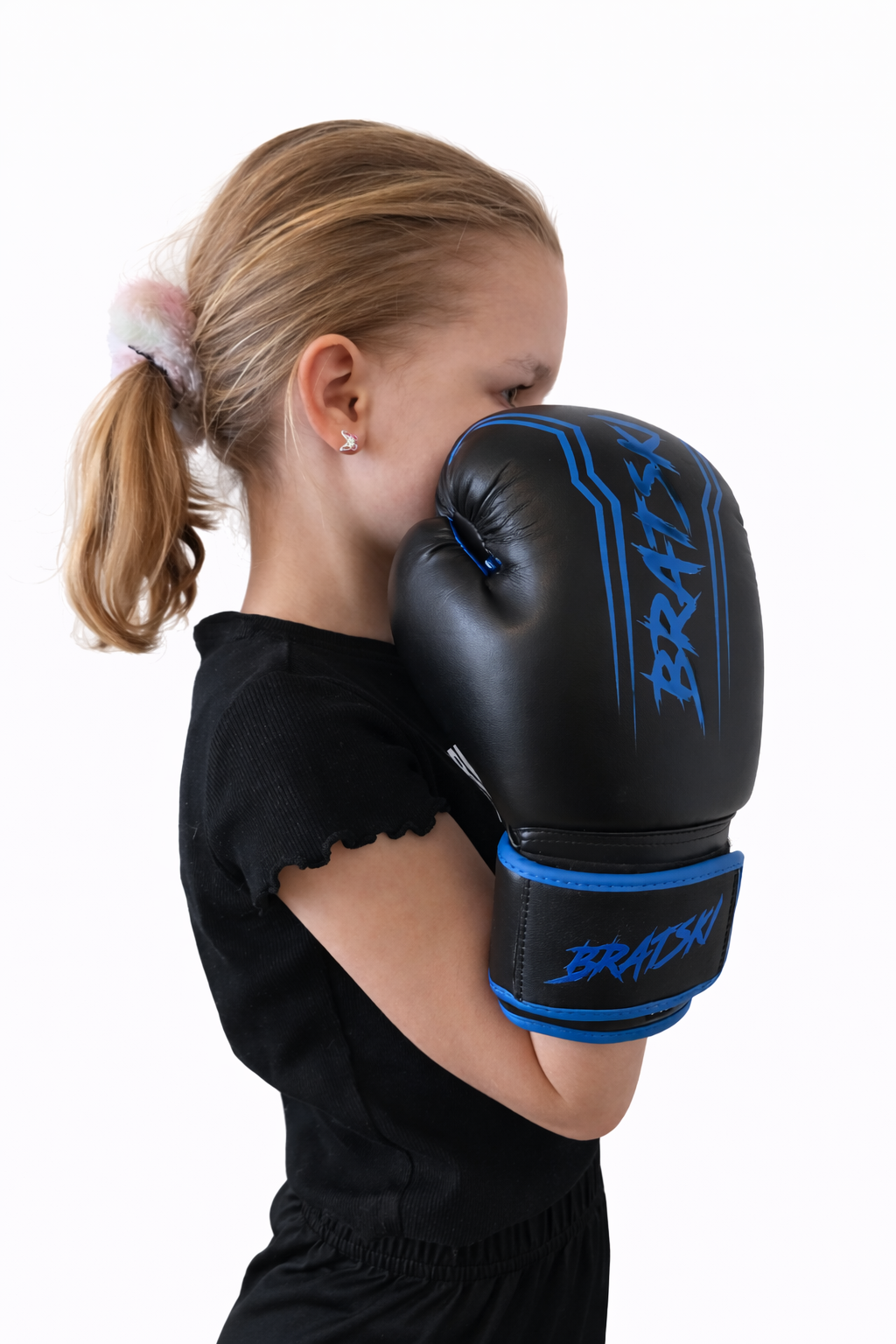 BRATSKI Challenger Bokshandschoenen Blauw Kids