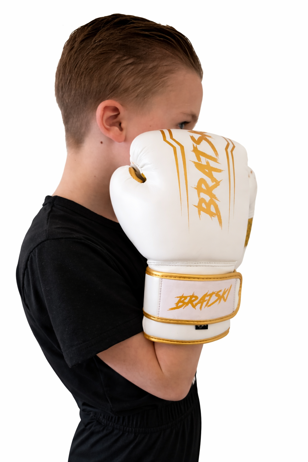 BRATSKI Challenger Bokshandschoenen Goud Kids