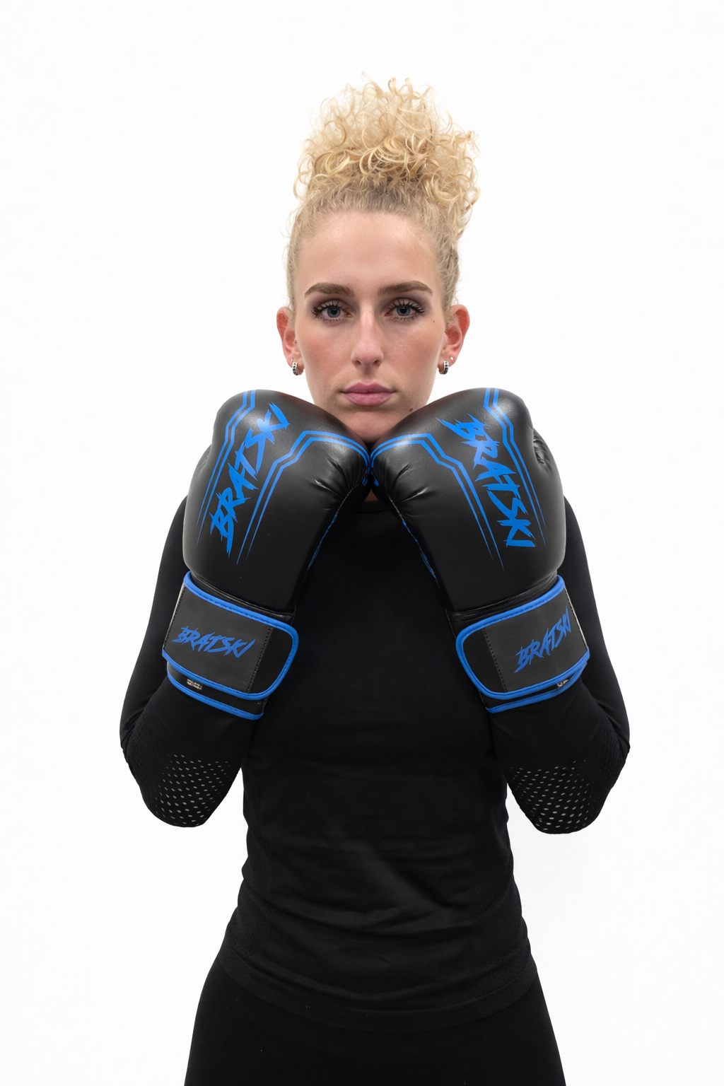 BRATSKI Challenger Bokshandschoenen Blauw Volwassenen