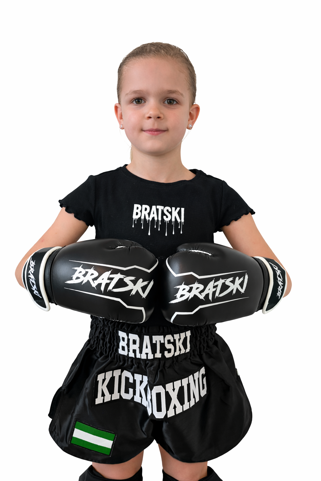BRATSKI Challenger Bokshandschoenen Wit Kids