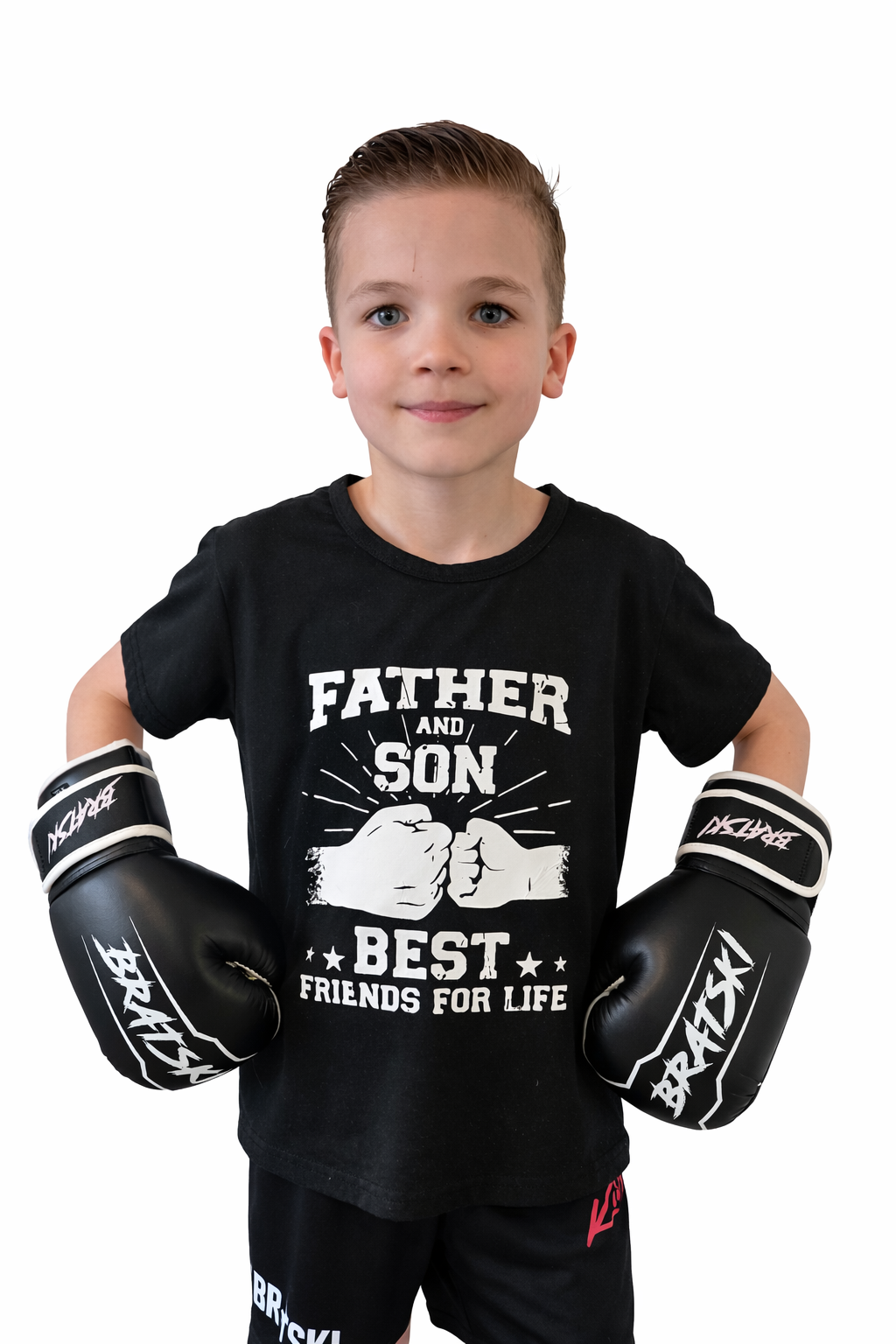 BRATSKI Challenger Bokshandschoenen Wit Kids
