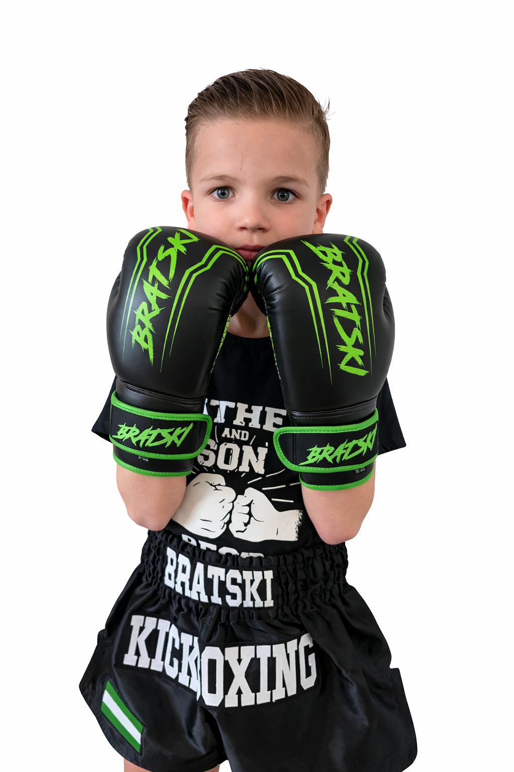 BRATSKI Challenger Bokshandschoenen Groen Kids
