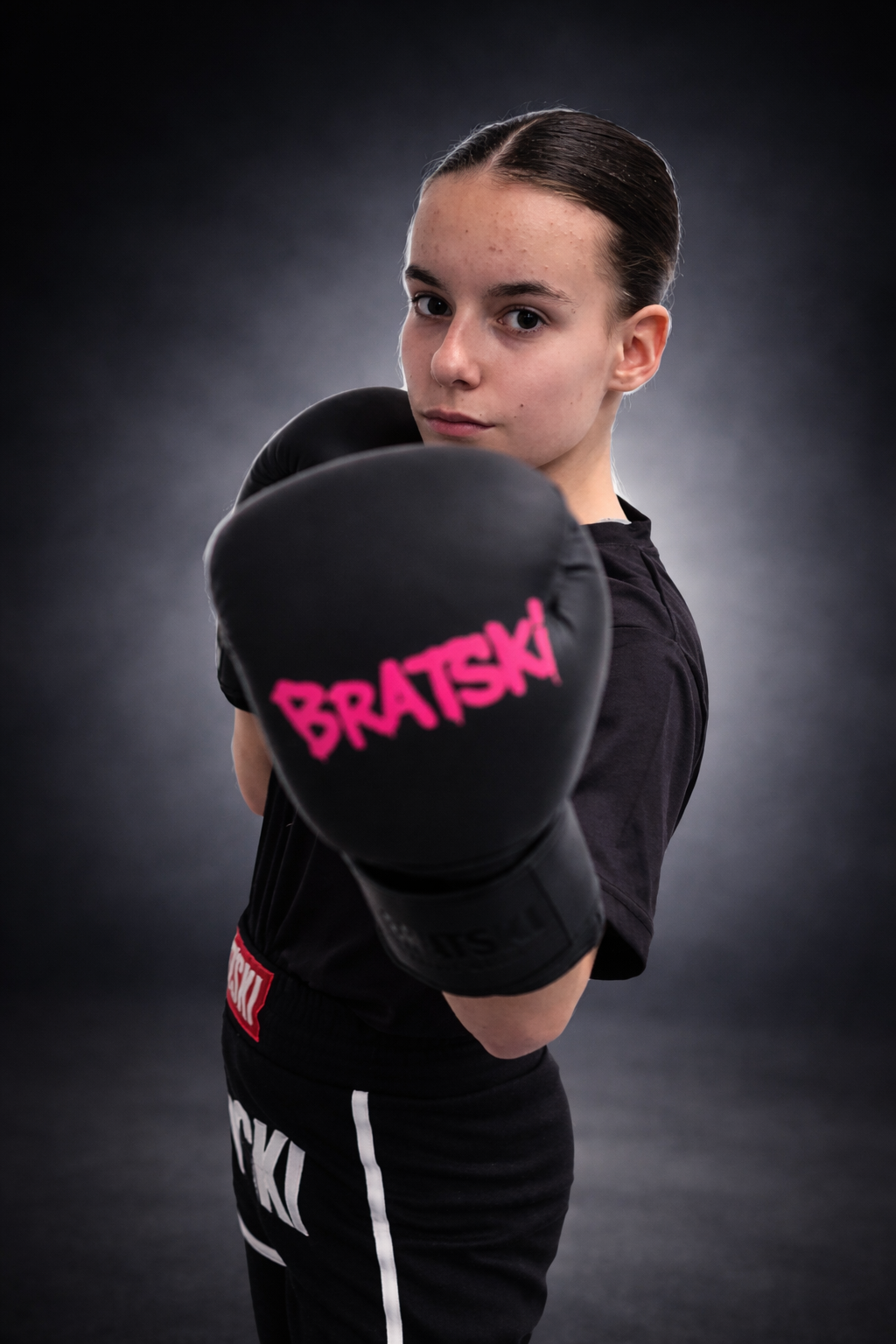 BRATSKI Bokshandschoenen Roze Kids
