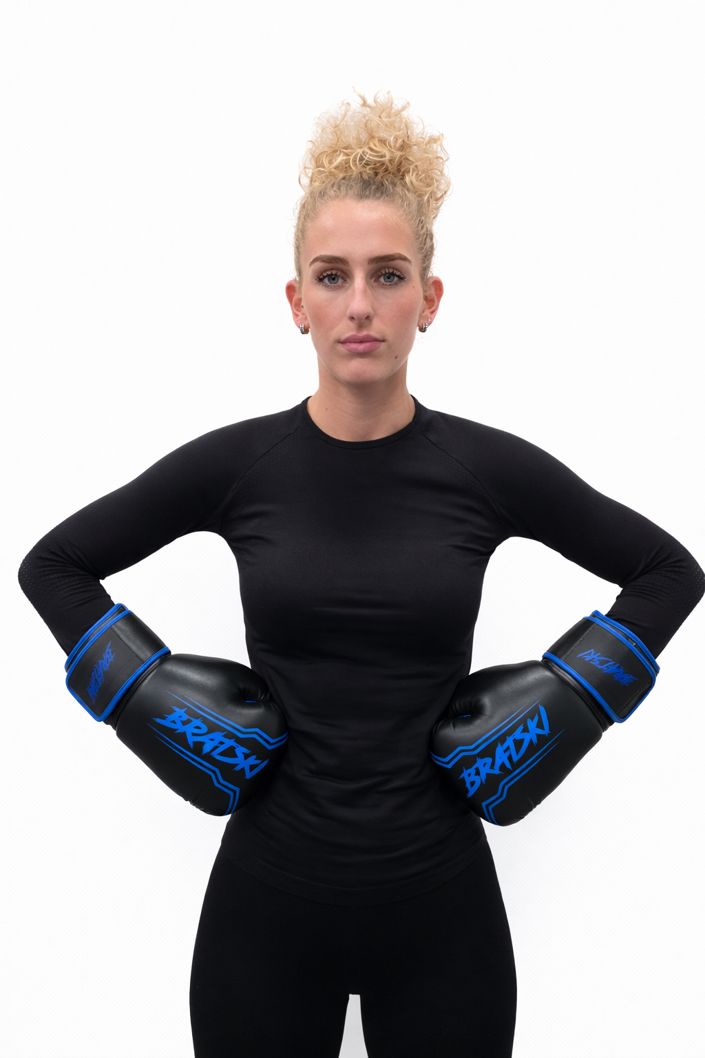 BRATSKI Challenger Bokshandschoenen Blauw Volwassenen