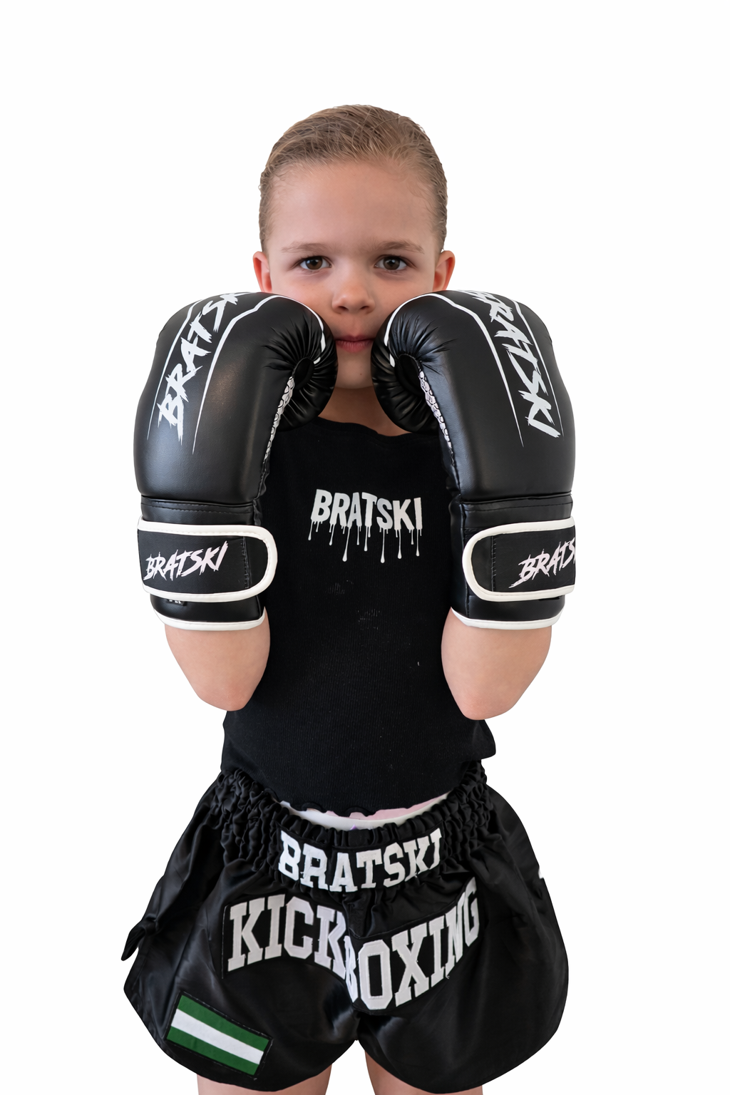 BRATSKI Challenger Bokshandschoenen Wit Kids