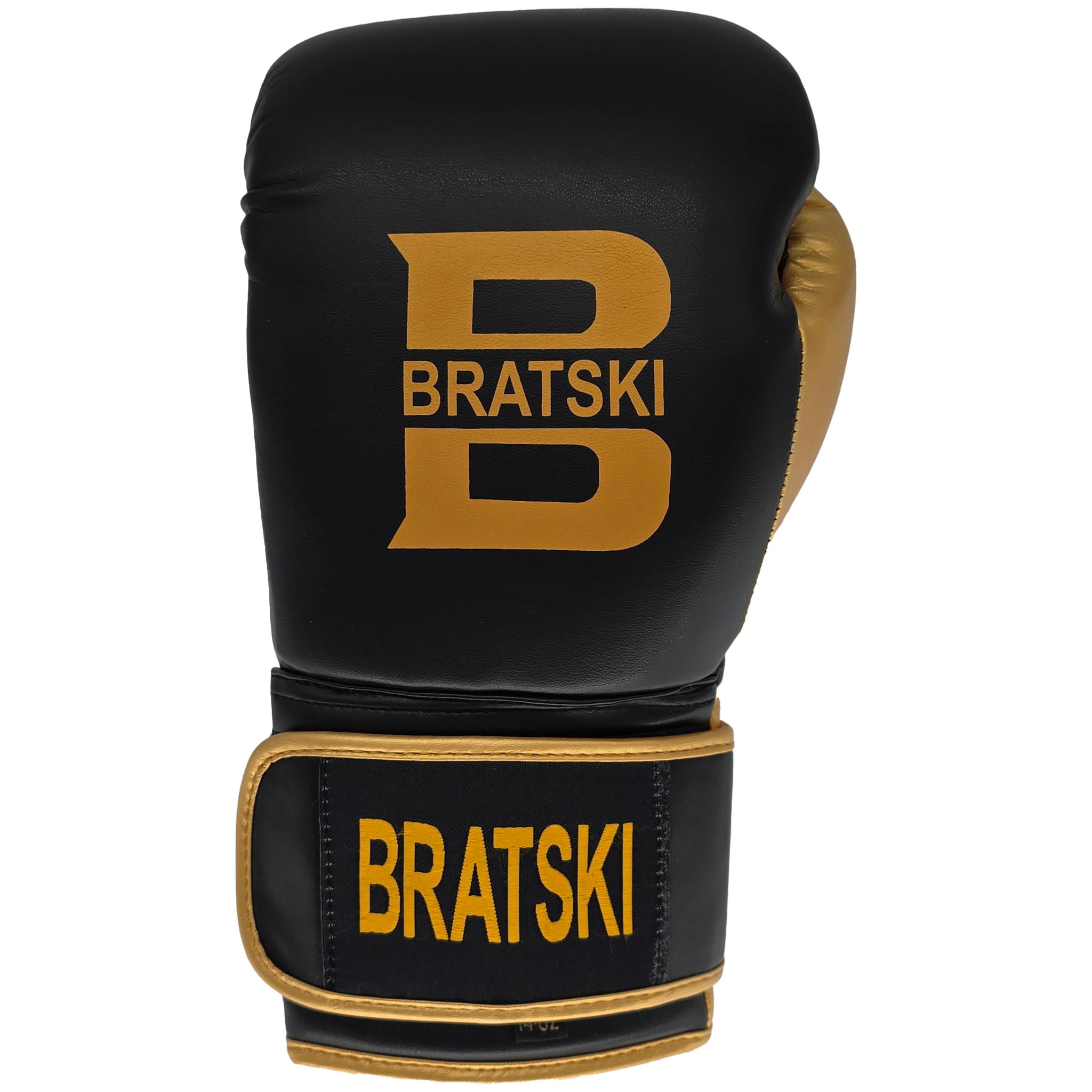 BRATSKI Black/Gold Bokshandschoenen