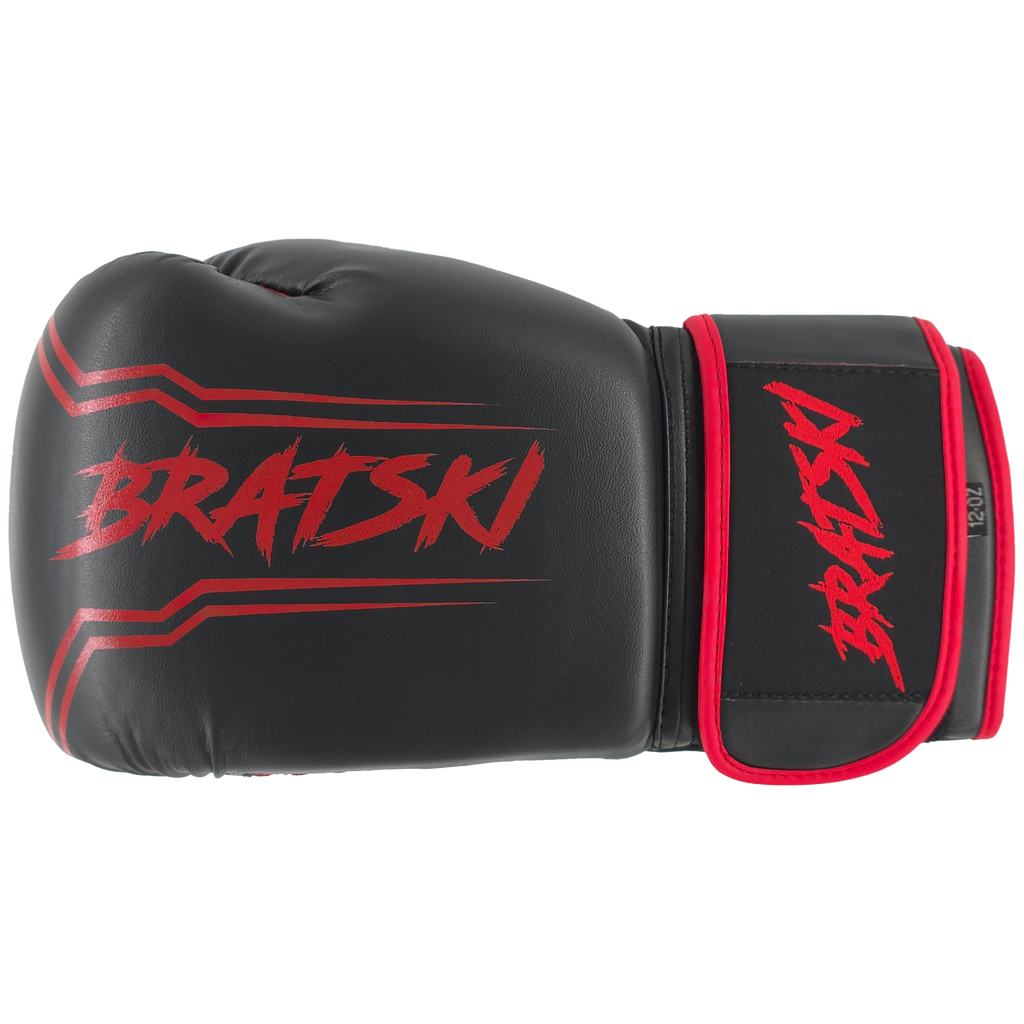 BRATSKI Challenger Bokshandschoenen Rood Kids